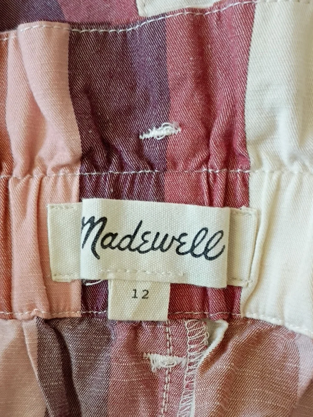 Madewell waist 16